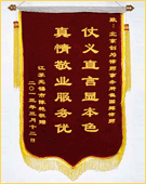 錦旗：仗義直言顯本色